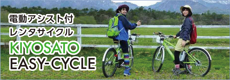 アシスト付きレンタル自転車