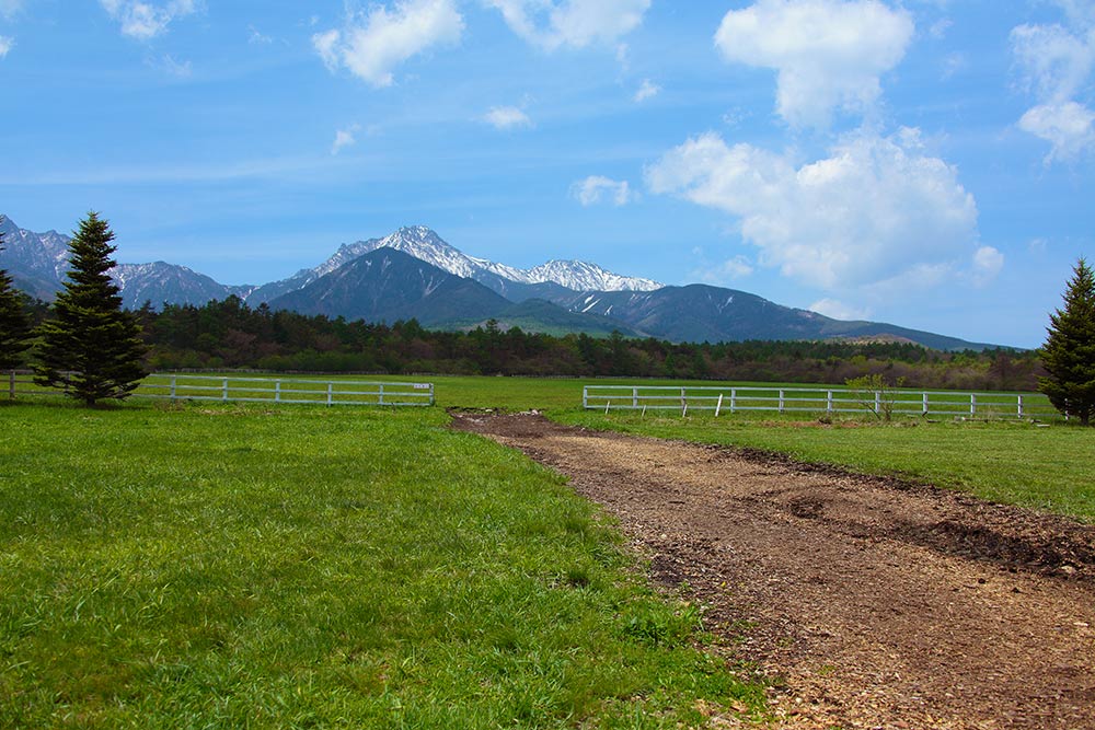 G.ファームショップコース , H.富士山とせせらぎの小径コース