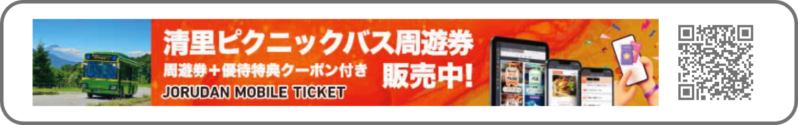 Webチケットで乗車できます